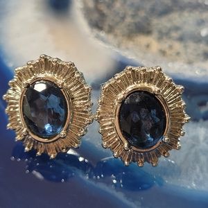 Blue Stone Earrings.